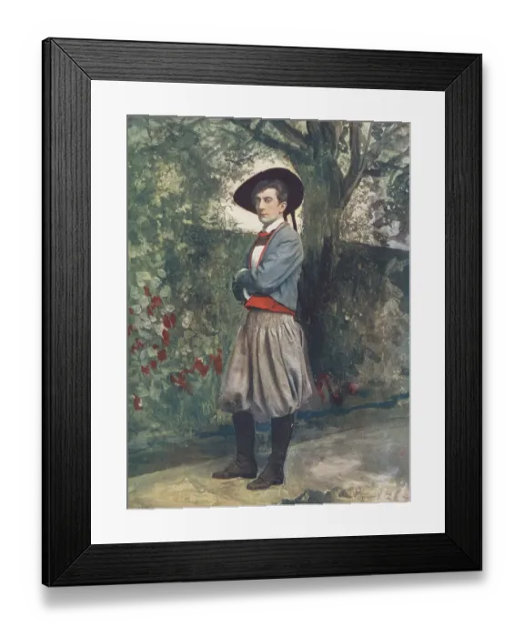 Framed Print : Johnston Forbes-Robertson in The Sacrament of Judas, 1901 Framed Print : Johnston Forbes-Robertson in The Sacrament of Judas, 1901