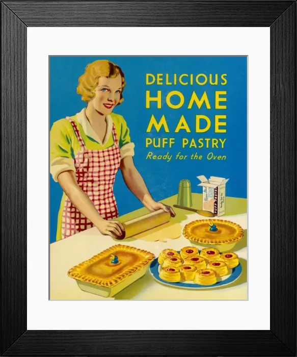 Framed Print : Cooking Puff Pastry Framed Print : Cooking Puff Pastry
