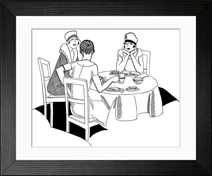 Framed Print : Club Ladies Coffee Framed Print : Club Ladies Coffee