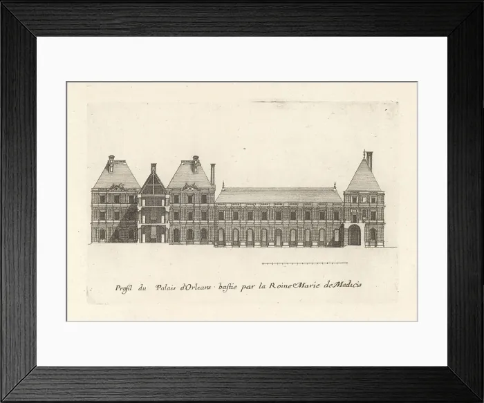 Framed Print : Profile of Luxembourg Palace, Paris Framed Print : Profile of Luxembourg Palace, Paris