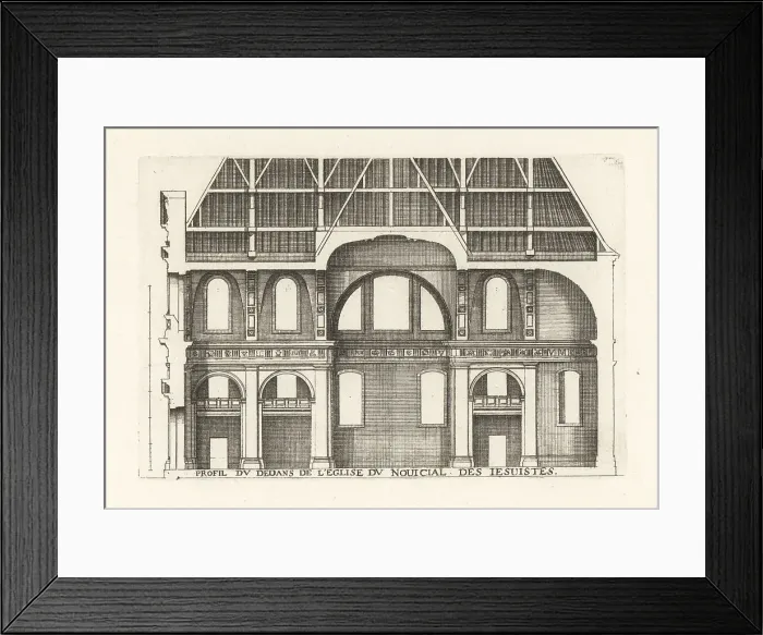 Framed Print : Interior of the Church of the Jesuit Novitiate, Paris Framed Print : Interior of the Church of the Jesuit Novitiate, Paris