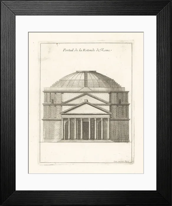 Framed Print : Front of the Pantheon, Rome Framed Print : Front of the Pantheon, Rome
