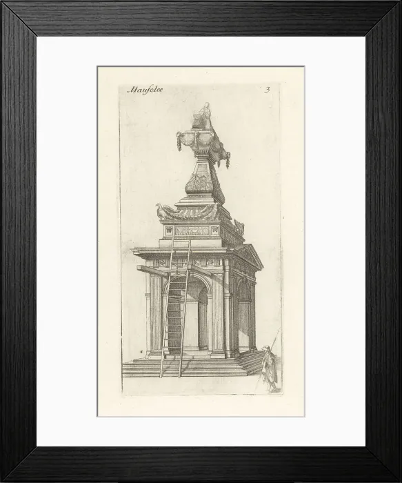 Framed Print : Design for a mausoleum Framed Print : Design for a mausoleum