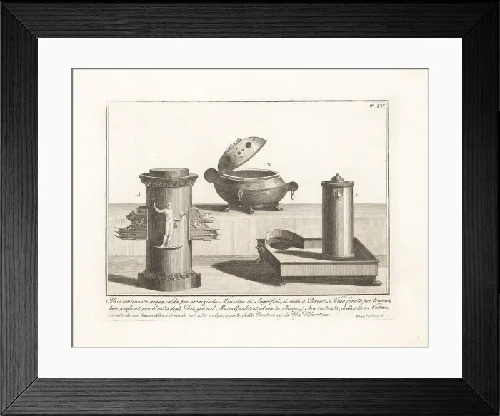 Framed Print : Sacred vessel, perfume holder and altar to Neptune Framed Print : Sacred vessel, perfume holder and altar to Neptune
