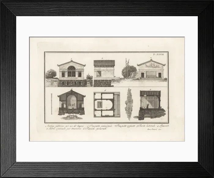 Framed Print : Ancient Roman balneae or bath house Framed Print : Ancient Roman balneae or bath house