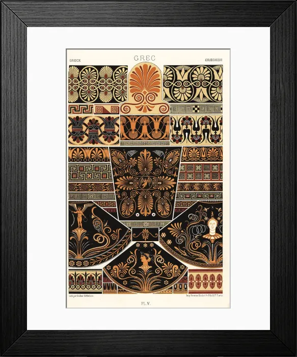 Framed Print : Ancient Greek art Framed Print : Ancient Greek art