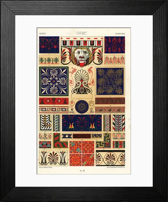 Framed Print : Ancient Greek art Framed Print : Ancient Greek art