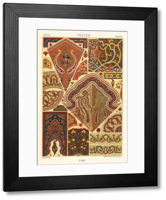 Framed Print : Indian art: modern decoration Framed Print : Indian art: modern decoration