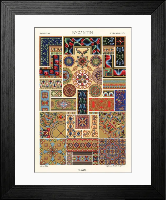 Framed Print : Byzantine art: mural paintings, mosaics and manuscripts Framed Print : Byzantine art: mural paintings, mosaics and manuscripts