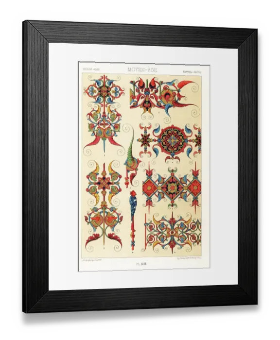 Framed Print : Middle Ages, illuminated manuscript, 14th century Framed Print : Middle Ages, illuminated manuscript, 14th century