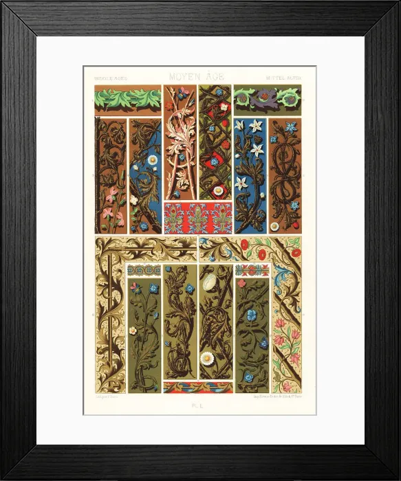 Framed Print : Middle Ages: illuminated manuscripts, 15th century Framed Print : Middle Ages: illuminated manuscripts, 15th century