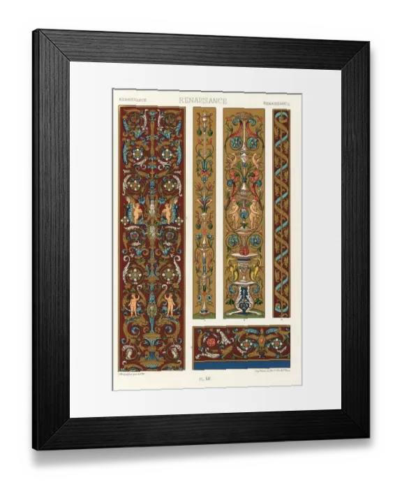 Framed Print : Renaissance art: miniatures from manuscripts, 16th century Framed Print : Renaissance art: miniatures from manuscripts, 16th century