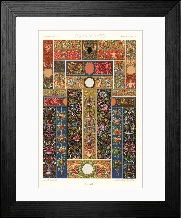 Framed Print : Renaissance art: paintings by Attavante, Raphael, etc Framed Print : Renaissance art: paintings by Attavante, Raphael, etc