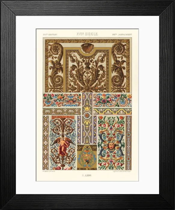 Framed Print : Mural paintings, miniatures, enamels and niellos, 17th century Framed Print : Mural paintings, miniatures, enamels and niellos, 17th century