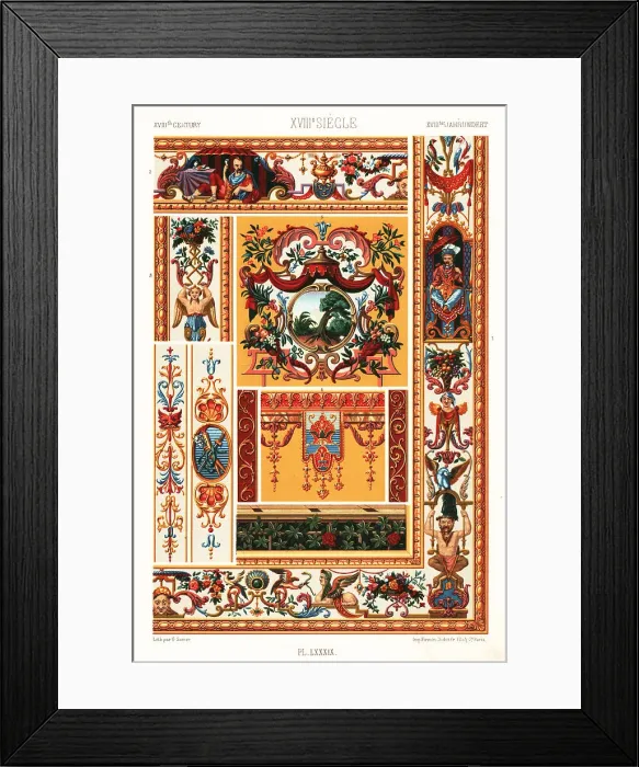 Framed Print : Gobelins tapestries, 18th century Framed Print : Gobelins tapestries, 18th century
