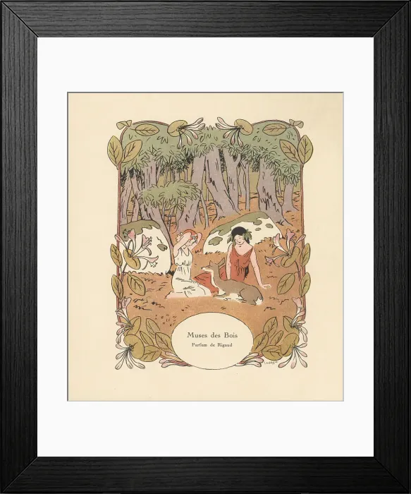 Framed Print : Promotional art for Muses des Bois, a Perfume of Rigaud Framed Print : Promotional art for Muses des Bois, a Perfume of Rigaud