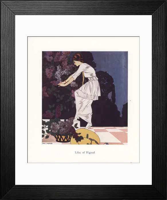 Framed Print : Promotional art for Lilas de Rigaud, Lilac of Rigaud Framed Print : Promotional art for Lilas de Rigaud, Lilac of Rigaud