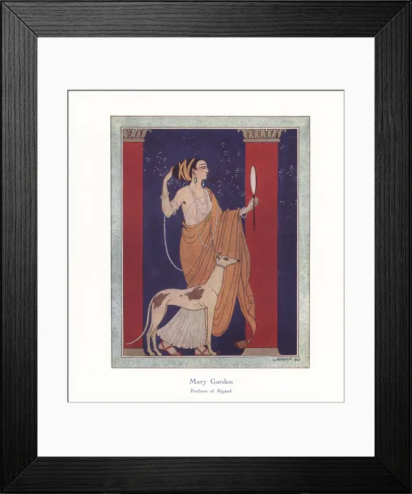 Framed Print : Promotional art for Mary Garden, Perfume of Rigaud, 1913 Framed Print : Promotional art for Mary Garden, Perfume of Rigaud, 1913