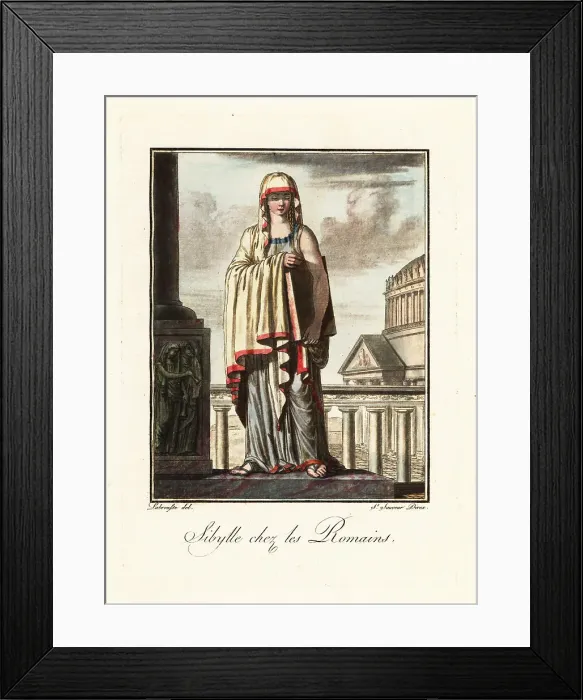 Framed Print : Sibyl, an oracle or prophetess, ancient Rome Framed Print : Sibyl, an oracle or prophetess, ancient Rome