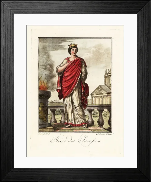 Framed Print : Regina sacrorum, high priestess of ancient Rome Framed Print : Regina sacrorum, high priestess of ancient Rome