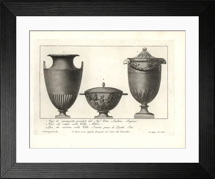 Framed Print : Roman vases Framed Print : Roman vases
