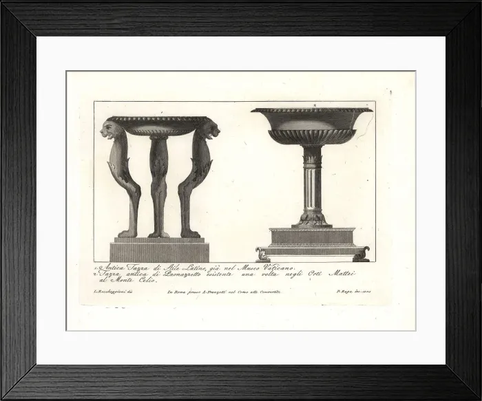 Framed Print : Ancient Roman cups or Tazza Framed Print : Ancient Roman cups or Tazza