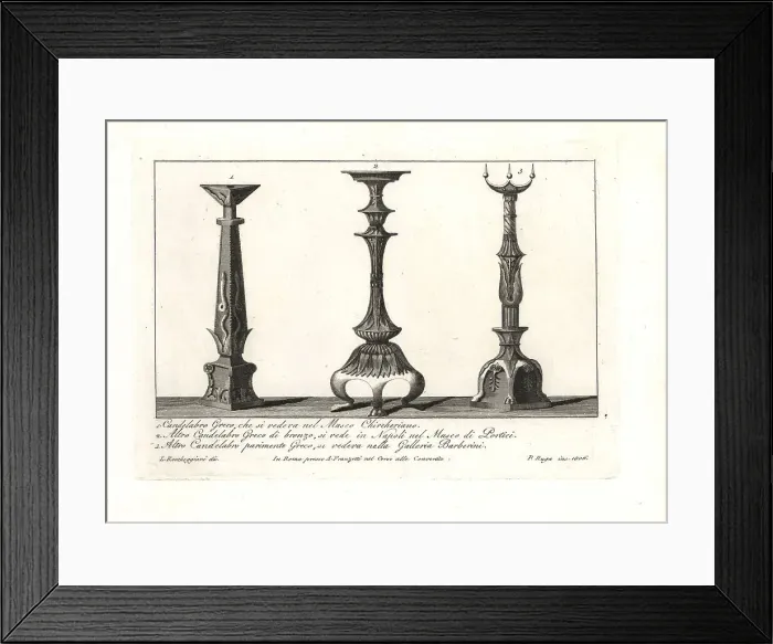 Framed Print : Ancient Greek candelabra Framed Print : Ancient Greek candelabra