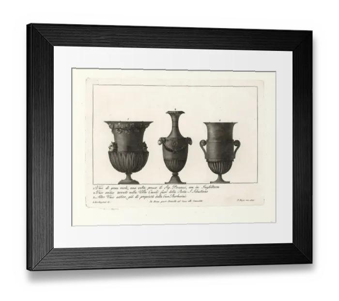 Framed Print : Ancient Roman vases Framed Print : Ancient Roman vases