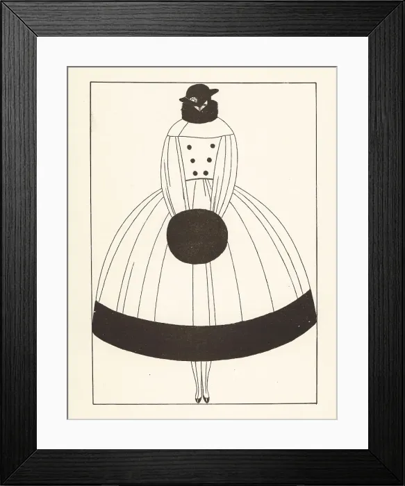 Framed Print : Fashion plate by Georges Lepape, 1915 Framed Print : Fashion plate by Georges Lepape, 1915