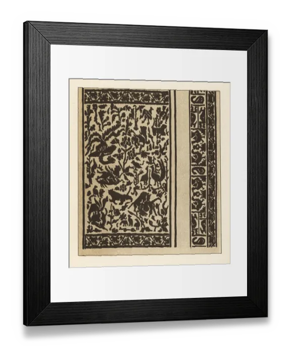 Framed Print : Kasha wool design by the French knitwear house Rodier, 1924 Framed Print : Kasha wool design by the French knitwear house Rodier, 1924