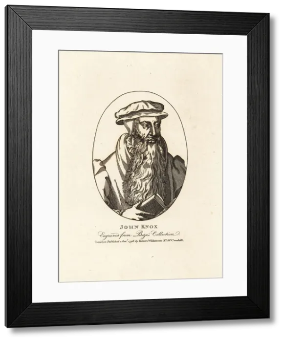 Framed Print : John Knox (1505-1572), Scottish leader of the Protestant Reforma Framed Print : John Knox (1505-1572), Scottish leader of the Protestant Reforma