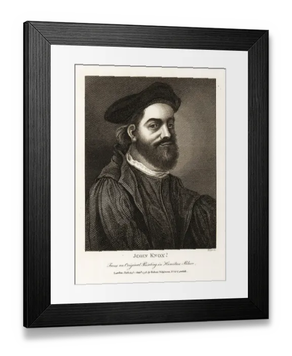 Framed Print : John Knox the younger(?), Scottish preacher and writer, 16th cen Framed Print : John Knox the younger(?), Scottish preacher and writer, 16th cen