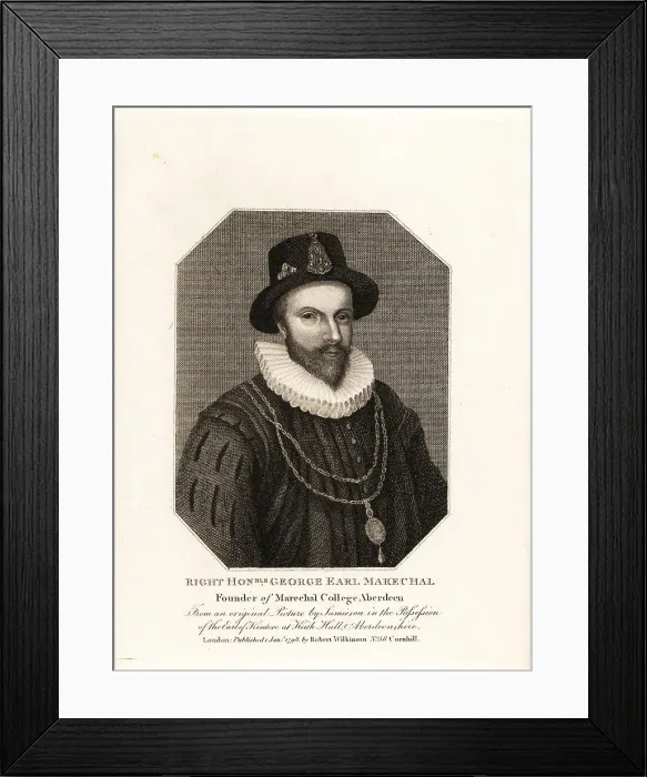 Framed Print : Portrait of George Keith, 4th Earl Marechal, c. 1553-1623 Framed Print : Portrait of George Keith, 4th Earl Marechal, c. 1553-1623