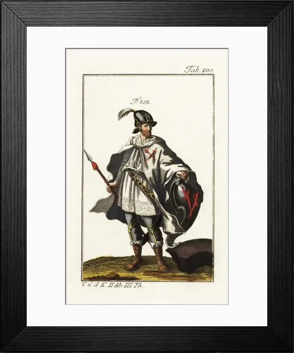 Framed Print : Knight of the Livonian Brothers of the Sword Framed Print : Knight of the Livonian Brothers of the Sword