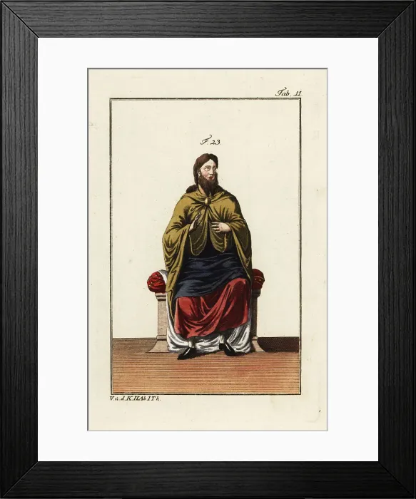 Framed Print : Anglo-Saxon nobleman Framed Print : Anglo-Saxon nobleman