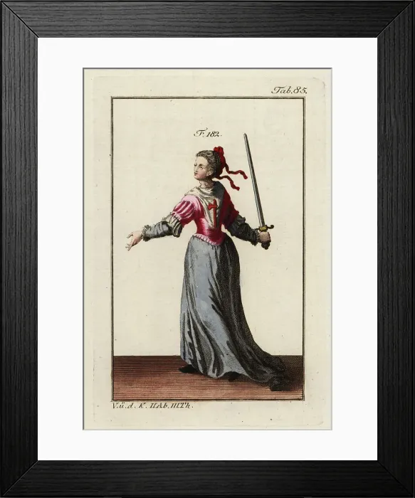 Framed Print : Lady of the Order of the Axe Framed Print : Lady of the Order of the Axe