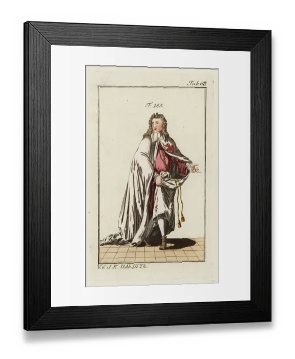 Framed Print : Knight of the Order of Calatrava in ceremonial robes Framed Print : Knight of the Order of Calatrava in ceremonial robes