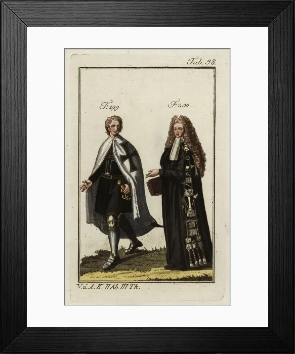 Framed Print : A Teutonic knight and a Knight of Malta Framed Print : A Teutonic knight and a Knight of Malta