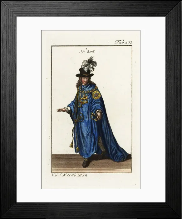 Framed Print : Knight of the Order of the Garter Framed Print : Knight of the Order of the Garter