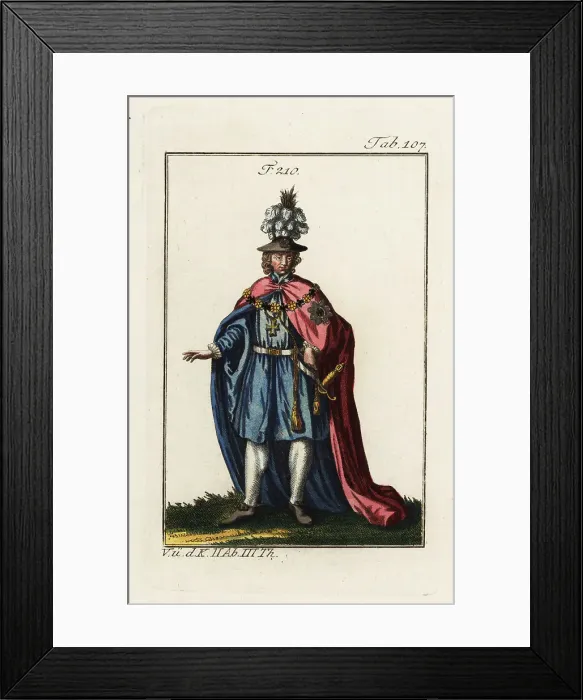 Framed Print : Knight of the Order of the Black Eagle Framed Print : Knight of the Order of the Black Eagle