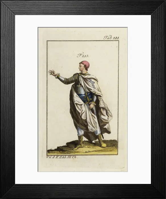 Framed Print : Knight of the Order of Saint Lazarus Framed Print : Knight of the Order of Saint Lazarus