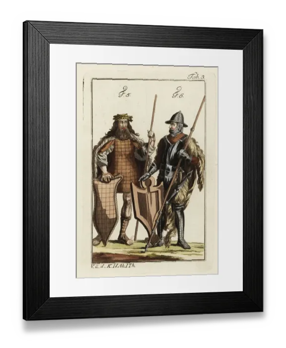 Framed Print : Marcomanni and Quadi warriors Framed Print : Marcomanni and Quadi warriors