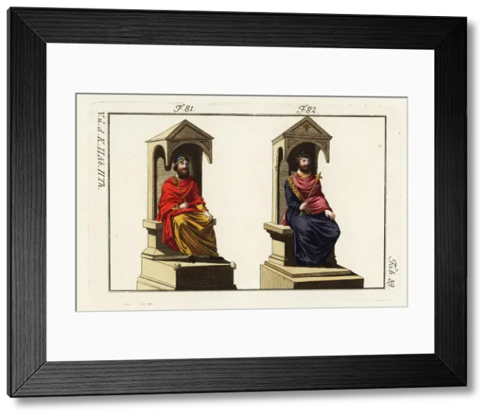 Framed Print : King Louis IV and King Lothar I Framed Print : King Louis IV and King Lothar I