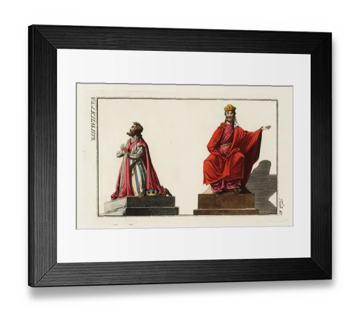 Framed Print : King Robert and King Dagobert I Framed Print : King Robert and King Dagobert I