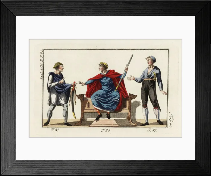 Framed Print : Harold Godwinson captured by Guy I, Count of Ponthieu, 1064 Framed Print : Harold Godwinson captured by Guy I, Count of Ponthieu, 1064