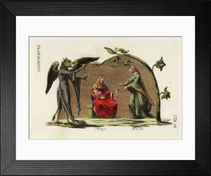 Framed Print : Norman costumes of the 12th century Framed Print : Norman costumes of the 12th century