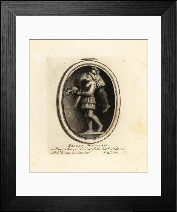 Framed Print : Military piety with soldier carrying a dead warrior Framed Print : Military piety with soldier carrying a dead warrior