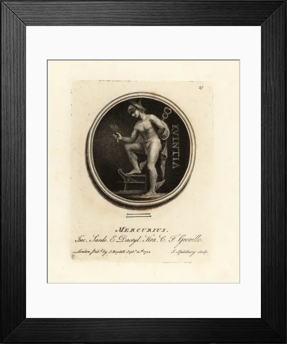 Framed Print : Mercury, Roman god of commerce and communication Framed Print : Mercury, Roman god of commerce and communication
