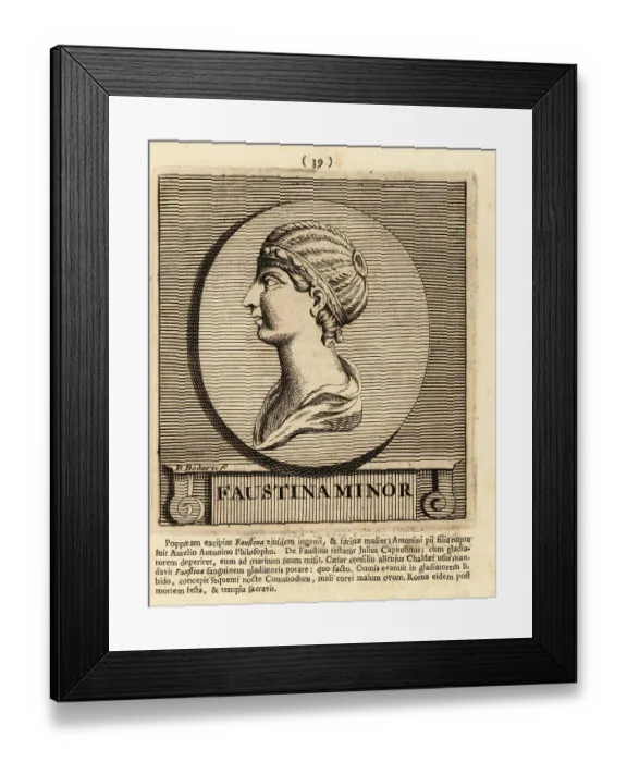 Framed Print : Annia Galeria Faustina the Younger, Roman Empress Framed Print : Annia Galeria Faustina the Younger, Roman Empress