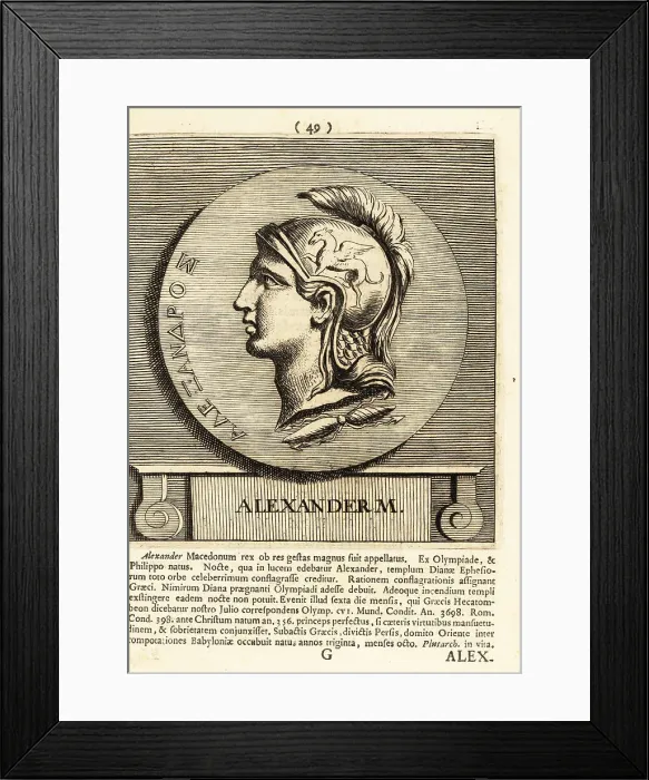 Framed Print : Alexander the Great, King of Macedon Framed Print : Alexander the Great, King of Macedon